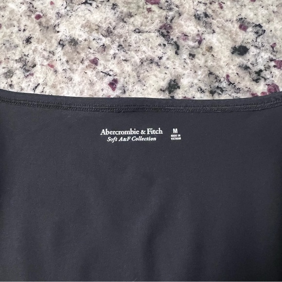 Abercrombie and Fitch, Soft A&F Collection, Black, Square Neck Bodysuit | W M - Picture 7 of 7